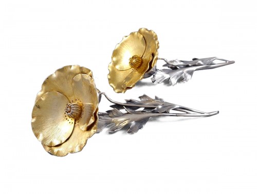 Buccellati - Salt And Pepper Shaker In Sterling Silver And Gilt