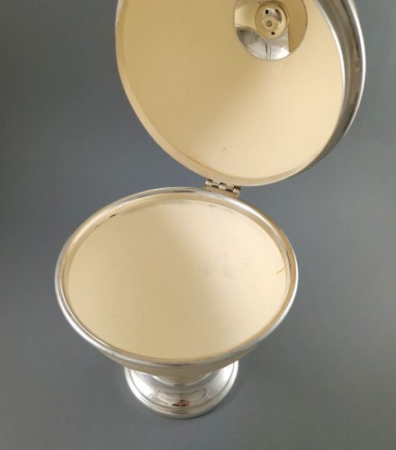 Ostrich Egg And Sterling Silver Box - 