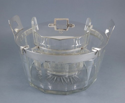 Crystal And Sterling Silver Caviar Bowl - silverware & tableware Style 
