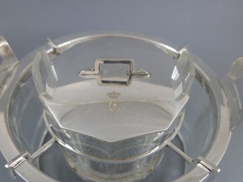Crystal And Sterling Silver Caviar Bowl - 