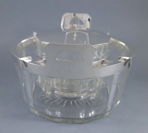 Crystal And Sterling Silver Caviar Bowl - 