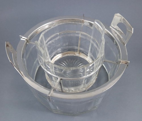  - Crystal And Sterling Silver Caviar Bowl