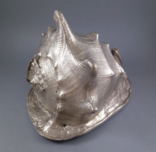 Antiquités - Buccellati - Coquillage monté en argent massif