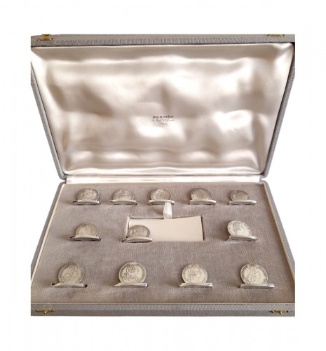 Hermès - 12 Sterling Silver Place Card Holders
