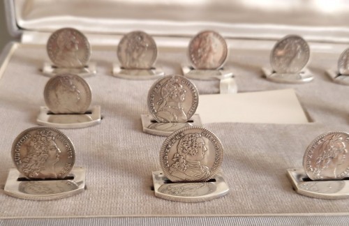 Hermès - 12 Sterling Silver Place Card Holders - 