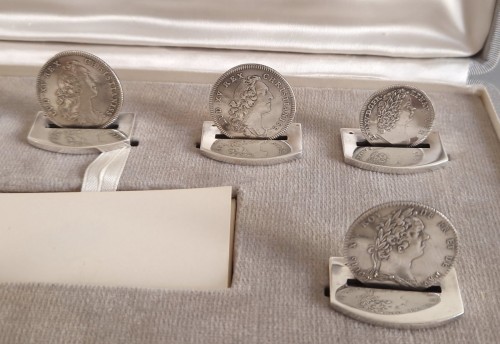 Hermès - 12 Sterling Silver Place Card Holders - 
