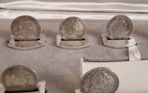  - Hermès - 12 Sterling Silver Place Card Holders