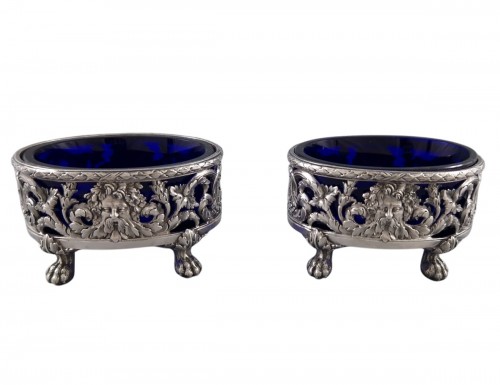 18th-century Sterling Silver Salt Cellars