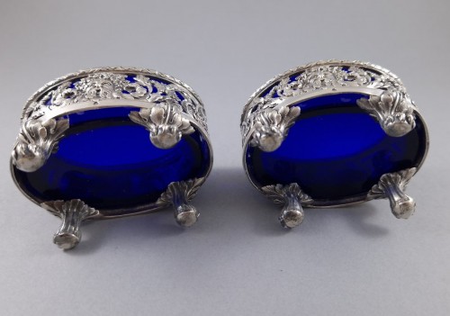 Antiquités - 18th-century Sterling Silver Salt Cellars