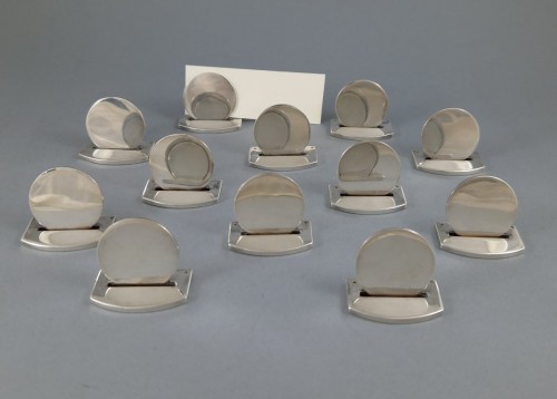 Hermès - 12 Sterling Silver Place Card Holders - 