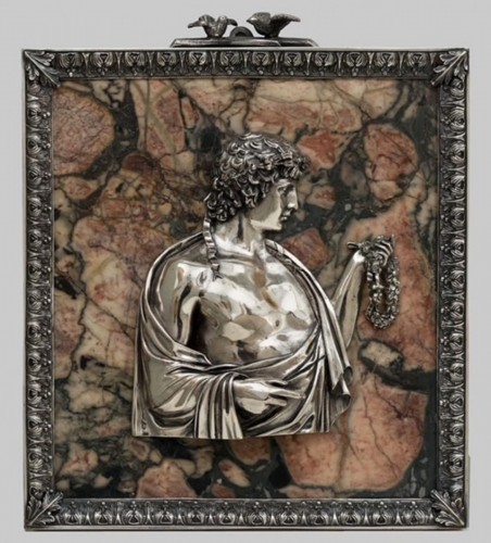 Haut-relief en argent - Argenterie et Orfèvrerie Style Empire