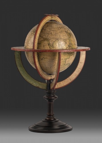 Terresti table globe, élix Delamarche Paris 1827 - 