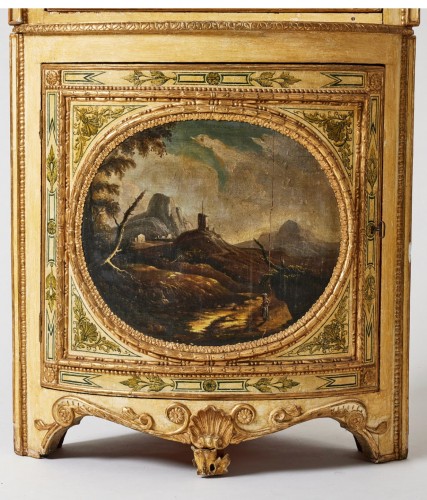 Mobilier Encoignure - Encoignure italie 18e siècle