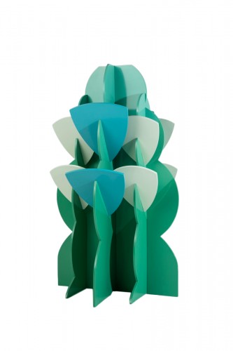 Giacomo Balla (1871-1958) -  Diamond from the Futurist Flowers series