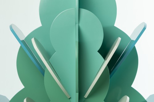 Giacomo Balla (1871-1958) -  Dianto de la série futurist flowers - Sculpture Style Années 50-60