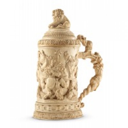 Large ivory tankard  - Collectibles Style Louis XIV
