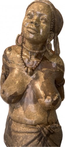 Steatite marble sculpture 