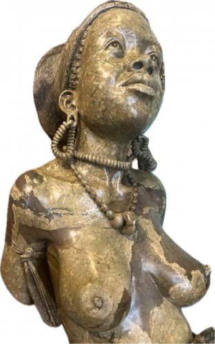 Steatite marble sculpture  - 