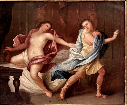 Joseph And Potiphare&#039;s Wife, Italian school of the 17th century - Paintings & Drawings Style Louis XIV