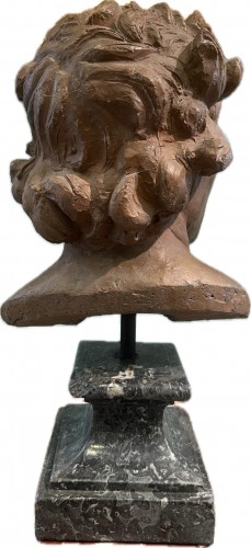 Terracotta sculpture depicting the Damned Soul - 