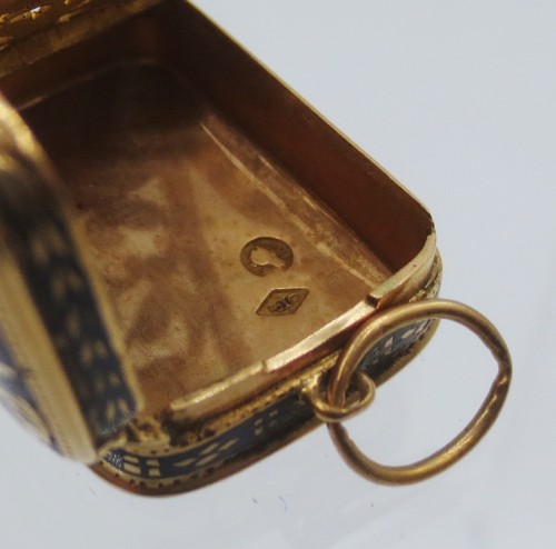 XIXe siècle - Vinaigrette en or, début XIXe siècle