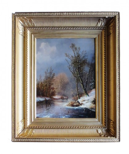 Paysage d'hiver - Pieter Kluyver (1816-1900)