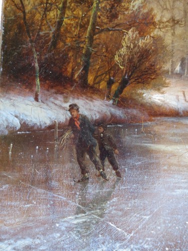 Paysage d'hiver - Pieter Kluyver (1816-1900) - Anne Besnard
