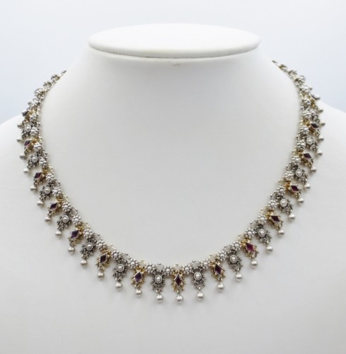 Austro-Hungarian necklace, late 19th century - Antique Jewellery Style 