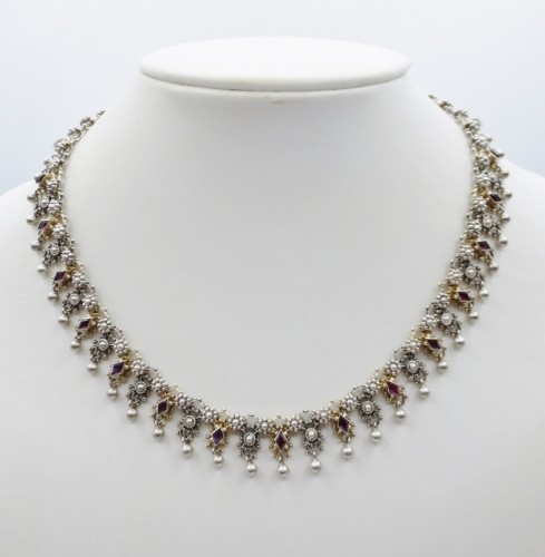 Collier austro-hongrois, fin XIXe siècle - Bijouterie, Joaillerie Style 