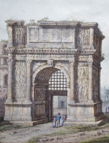  - Paire de gouaches, fin XVIIIe siècle ou début XIXe siècle