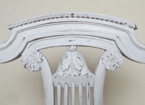 Louis XVI - Suite de six chaises d'époque Louis XVI