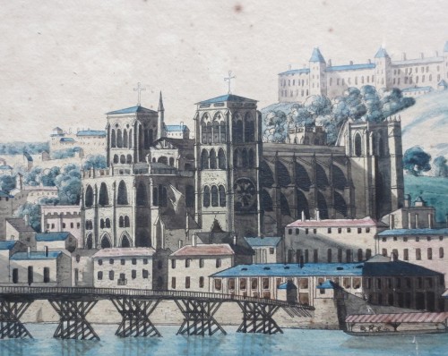 Engravings & Prints  - Views of Lyon, early 19th century