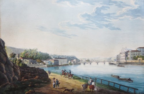 Views of Lyon, early 19th century - Restauration - Charles X