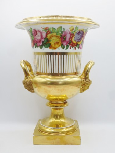 Vase Médicis début XIXe siècle - Céramiques, Porcelaines Style Empire