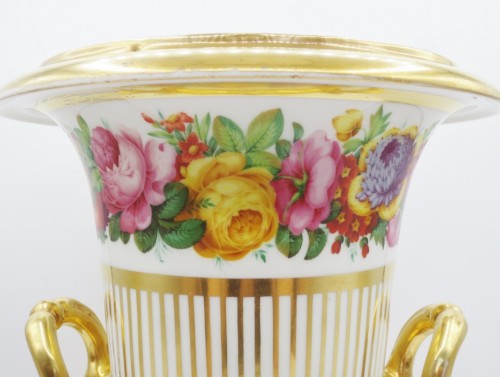 Céramiques, Porcelaines  - Vase Médicis début XIXe siècle