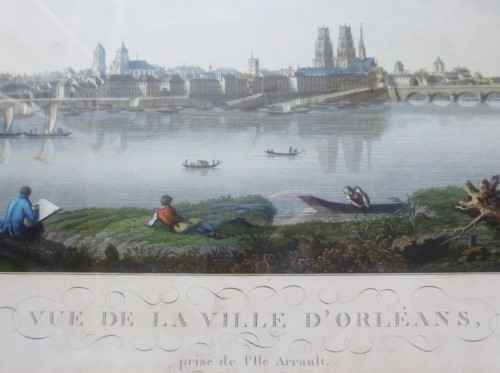 Antiquités - Vues d' Orléans par Salmon, XIXe siècle