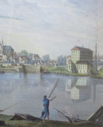 Antiquités - Vues d' Orléans par Salmon, XIXe siècle