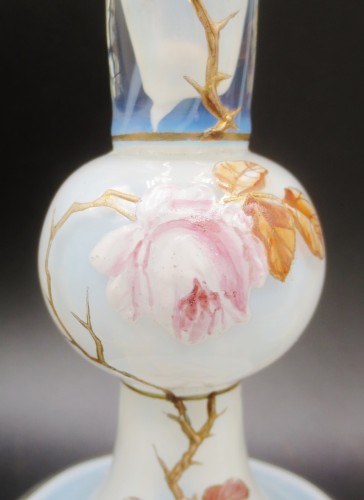 Opaline vases, mid-19th century - 