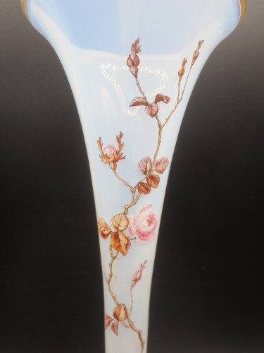 19th century - Opaline vases, mid-19th century
