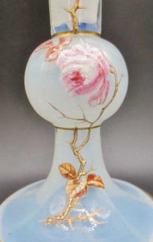 Opaline vases, mid-19th century - 