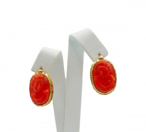 Paire de boucles d'oreilles, XIXe siècle