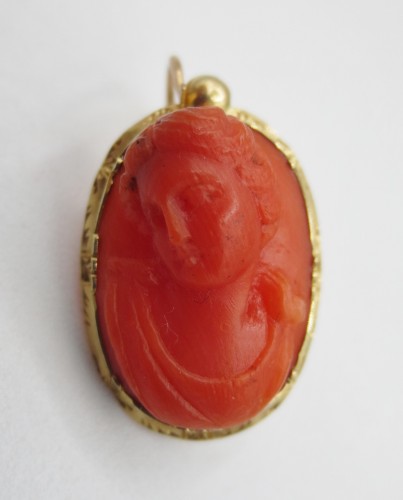 Paire de boucles d'oreilles, XIXe siècle - Bijouterie, Joaillerie Style 