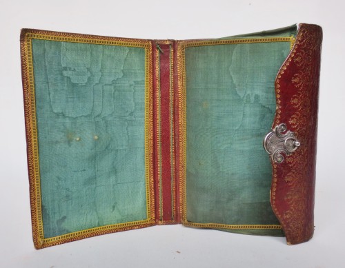 Maroquin du XVIIIe siècle en cuir rouge - 