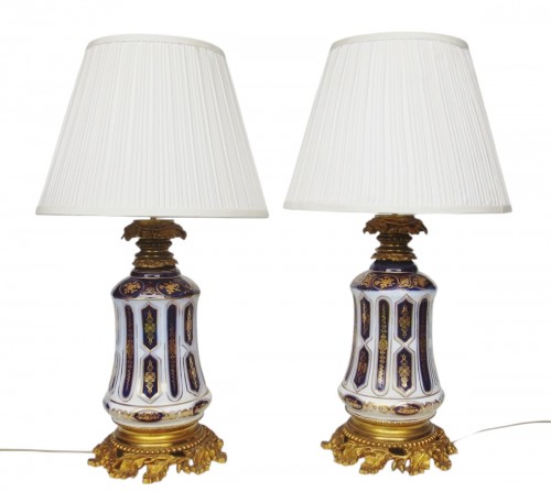 Lampes en porcelaine de Bayeux