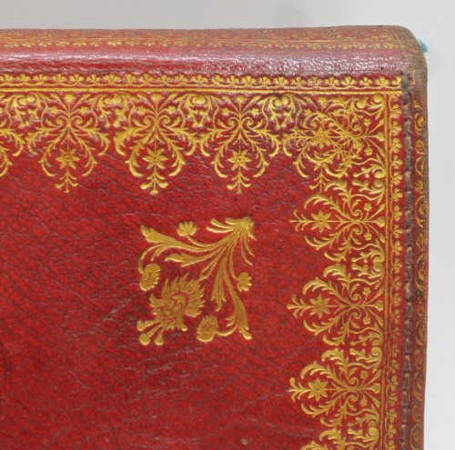 Maroquin doré au fer, serrure en argent, XVIIIe siècle - Louis XV
