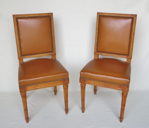 Six chaises Louis XVI estampillées Tilliard - Anne Besnard