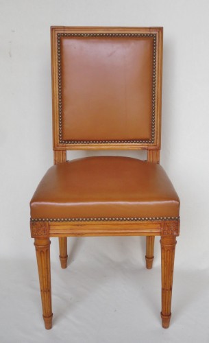 Six chaises Louis XVI estampillées Tilliard - Louis XVI