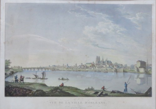Vues d' Orléans par Salmon, XIXe siècle - Gravures et livres anciens Style 