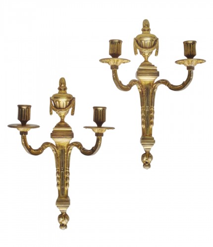 Paire d'appliques Louis XVI, XVIIIe siècle