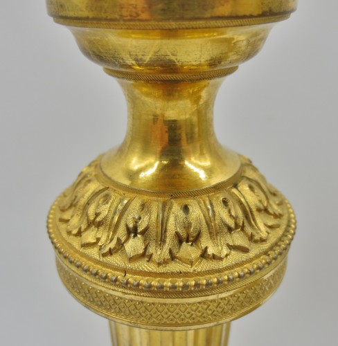 Paire de flambeaux Louis XVI - Anne Besnard